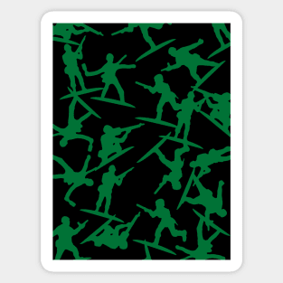 Green Plastic Soldiers Sticker